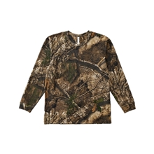 Code Five Mens Realtree Camo Long - Sleeve T - Shirt