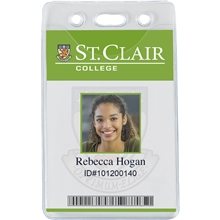 2-1/2 x 4 Vinyl Badge Pouch