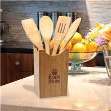 5 PC Bamboo Kitchen Utensil Set