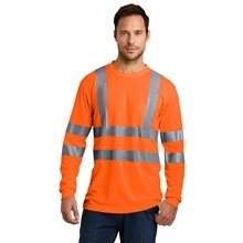 CornerStone(R) - ANSI 107 Class 3 Long Sleeve Snag - Resistant Reflective T - Shirt