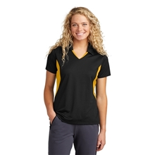 Sport - Tek(R) Womens Side Blocked Micropique Sport - Wick(R) Polo