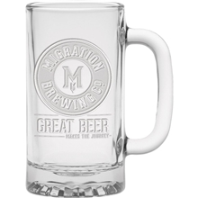 16 oz Brewmaster Tankard - Deep Etched