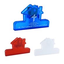 4 House Shaped Bag Clip