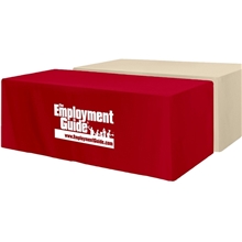 Fitted 3- Sided Table Cover - Fits 8 Foot Standard Table