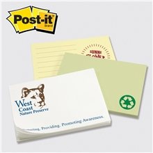 Post - it(R) Custom Printed Notes 3 x 4 , 25 sheets