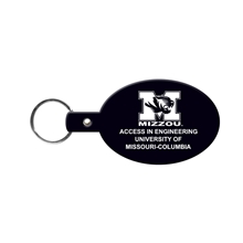 Oval Flexible Key Tag