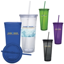 Double Wall Acrylic Tumbler - 24 oz
