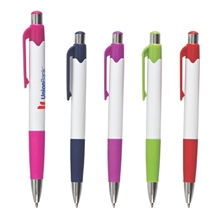 Carnival Gripper Pen With Colored Accents