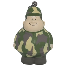 Army Bert Stress Reliever Keychain