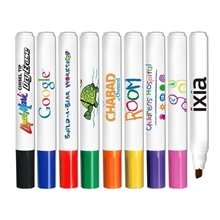 Chisel Tip Dry Erase Marker with Full Color Decal - USA Made