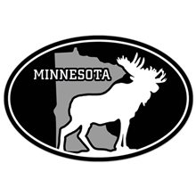 4 x 6 Oval - White Vinyl Decal - Stock shape