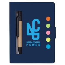 Prime Line Eco Stowaway Sticky Jotter With Pen
