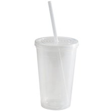 16 oz Bolero Polypropylene Double Wall Plastic Tumbler