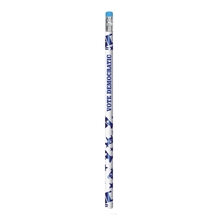 Political Foil Pencil - Democrat