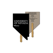 Nevada State Shape Recycled Hand Fan - Paper Products