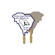 South Carolina State Shape Recycled Hand Fan - Paper Products