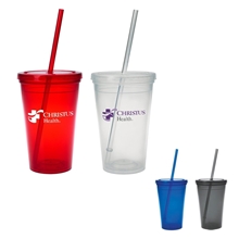 16 oz Sunsplash Double Wall Tumbler