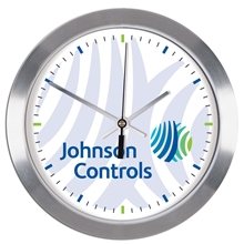 Metal Wall Clock - 10 Diameter Aluminum Case