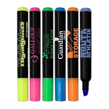 Brite Spots(R) Fluorescent Highlighters with Black Barrel - USA Made