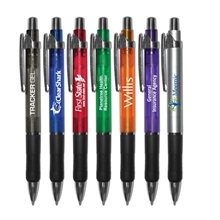 Tracker Gel - Retractable Gel Pen with Rubber Grip
