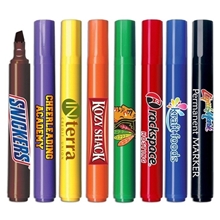 Chisel Tip Permanent Marker with Full Color Decal - USA Made