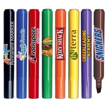 Chisel Tip Permanent Marker with Full Color Decal - USA Made