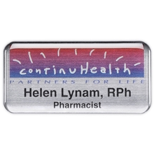 Savannah Metal Name Badge (Standard Size 1-1/2 x 3)