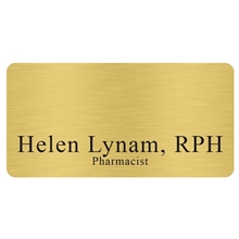 Savannah Metal Name Badge (Standard Size 1-1/2 x 3)