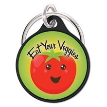 Black Key Ring - Round