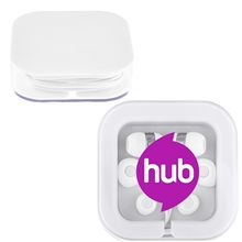 Earbuds In Square Case
