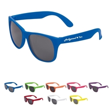 Single - Tone Matte Sunglasses