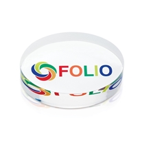 JAFFA(R) Oval Acrylic Paperweight