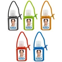 0.5 oz Hand Sanitizer Gel in Silicone Case