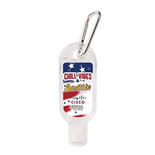 1 oz Hand Sanitizer Gel with Carabiner