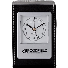 Alba Desk Clock Pen Cup