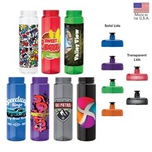 Newport 25 oz PET Bottle with Pull Spout Lid