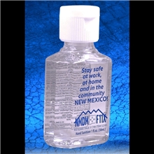 SANPAL MINI SC .5 oz Compact Hand Sanitizer Antibacterial Gel in Flip - Top Squeeze Bottle (Spot Color Print)