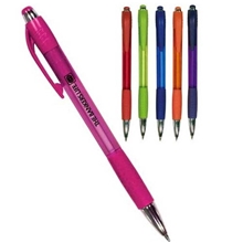 Mardi Gras Grip Pen, Blue Ink