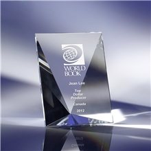 Clearaward Optical Crystal Stages Triangle - Faced Achievement Award 5 in