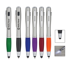 Trio Pen With LED Light And Stylus