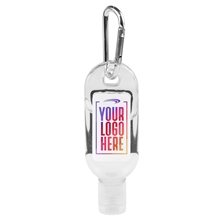 SANGO 1.0 oz Hand Sanitizer Antibacterial Gel in Flip - Top Bottle with Carabiner