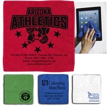 12 X 12 - LILY - 300GSM Heavy Duty Microfiber Electronics, Rally or Sports Towel