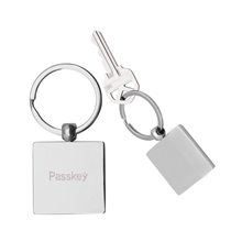 Square Metal Keychain