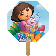 9 Octagon Hand Fan - Paper Products