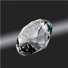 Clearaward Optical Crystal Diamond - Shaped Paperweight 2 3/8 In