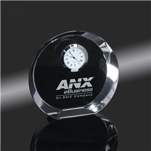 Clearaward Beveled Optical Crystal Desk Clock Award