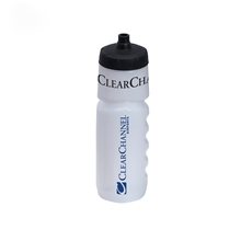 26 oz USA Made Clear Easy - Squeeze Polyethylene Water Bottle