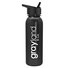 Terrain - 24 oz Metalike Bottle with Flip Straw lid