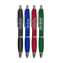 Madison Translucent - Retractable Ball Point Pen - Black Ink