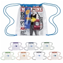 Good Value(TM) Clear Game Drawstring Backpack